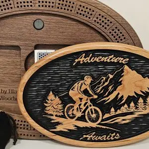 Mountain Biker Cribbage Road